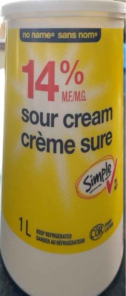 14 % sout cream
