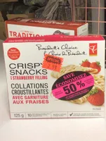 Crispy Snacks with Strawberry Filling