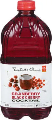 Cranberry black cherry cocktail