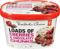 Loads of cherries & chocolatey chunks light ice cream