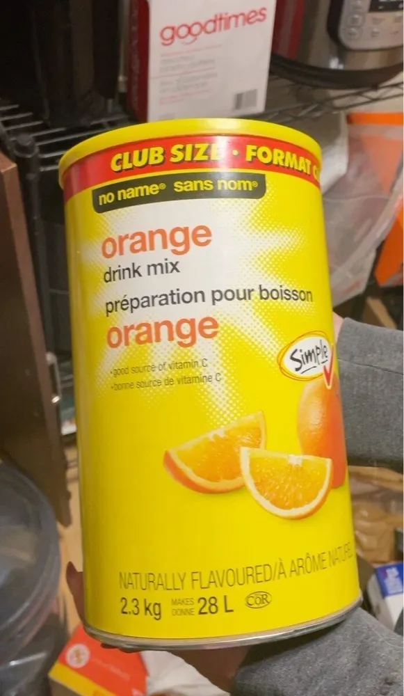 Orange drink mix