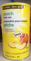Peach drink mix