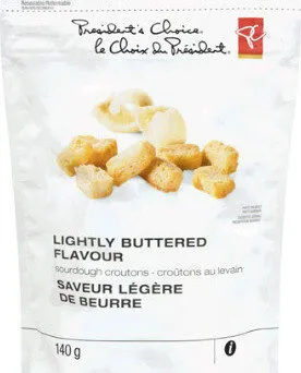 Lightly buttered flavour sourdough croutons