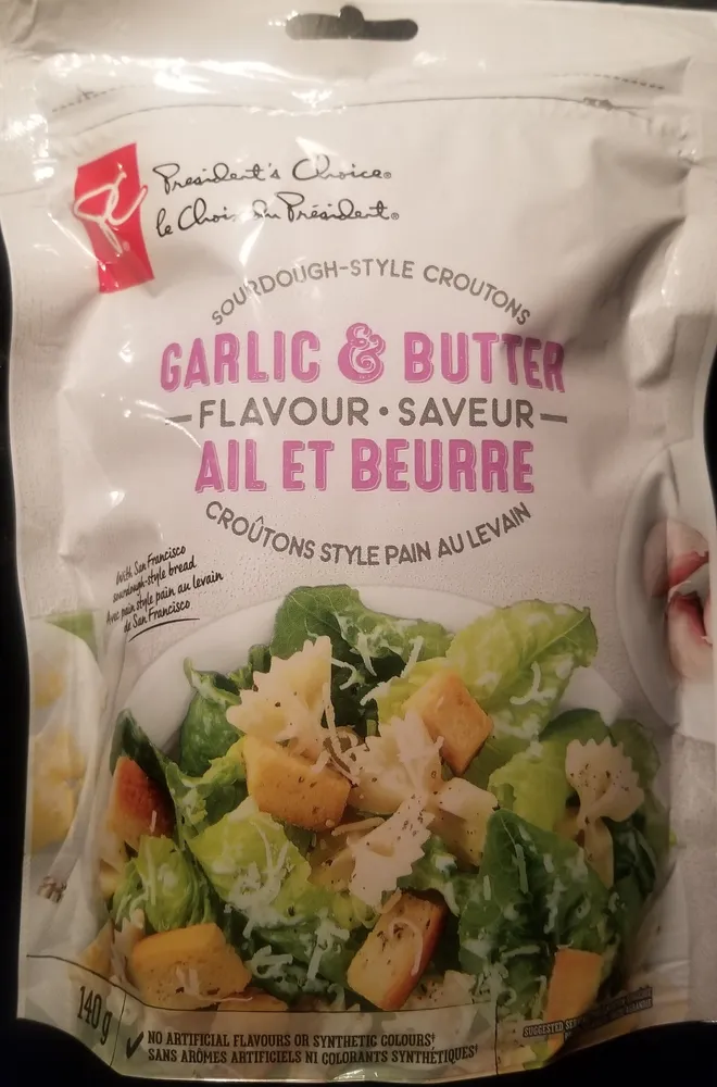 PC Croûtons au Levain Ail et Beurre