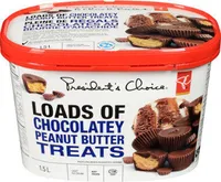 Loads of chocolatey peanut butter treats light ice cream