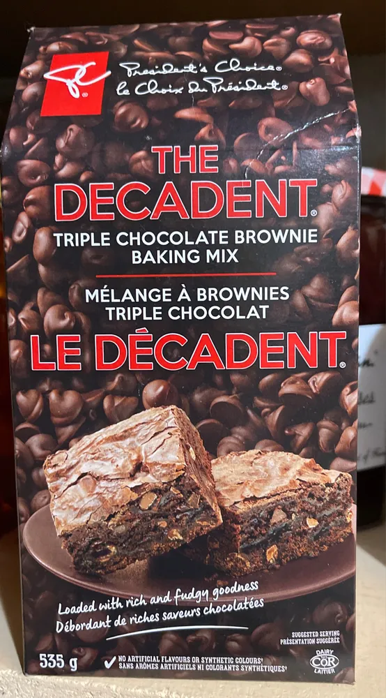 Decadent Triple Chocolate Brownie Mix
