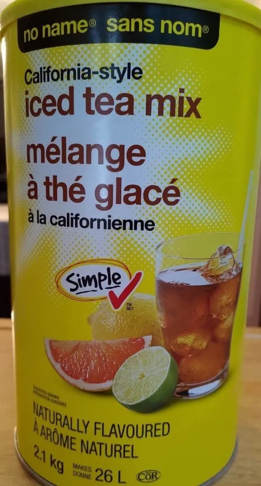 Iced tea mix