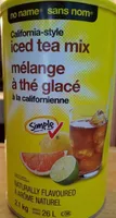 Iced tea mix
