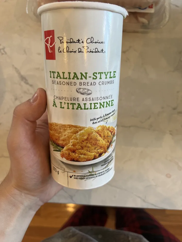Seasoned bread crumbs Italian style