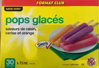 Pops glacés