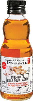 Stir-fry oil with garlic and ginger flavours