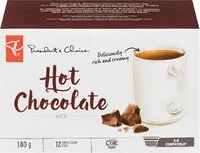 Hot chocolate mix single serve pods