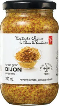 Whole grain dijon prepared mustard