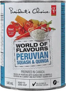 World of flavours peruvian squash & quinoa ready-to-serve soup