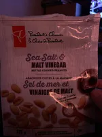 Sea salt & malt vinegar kettle cooked peanuts