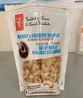 Sea salt & balsamic vinegar jumbo cashews