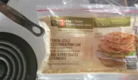 Peameal-style sliced cured pork loin