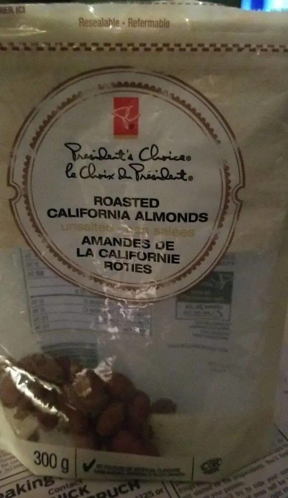 Amandes de la Californie roties