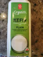 Plain kefir probiotic fermented m f milk