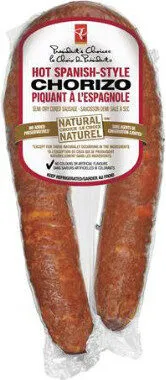 Natural choice hot spanish-style chorizo semi-dry cured sausage