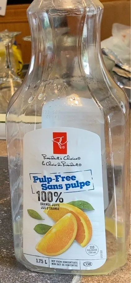 Pulp-free Orangw Juice