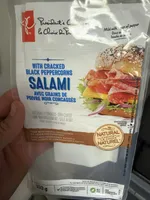 Salami With Cracked Black Peppercorns