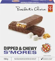 Dipped & chewy granola bars s'mores