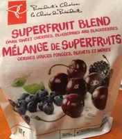Mélange De Superfruits, Cerises Douces Foncées, Bleuet, Mûres