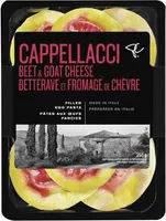 Cappellacci beet & goat cheese filled egg pasta