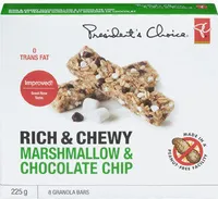 Rich & chewy granola bars marshmallow & chocolate chip