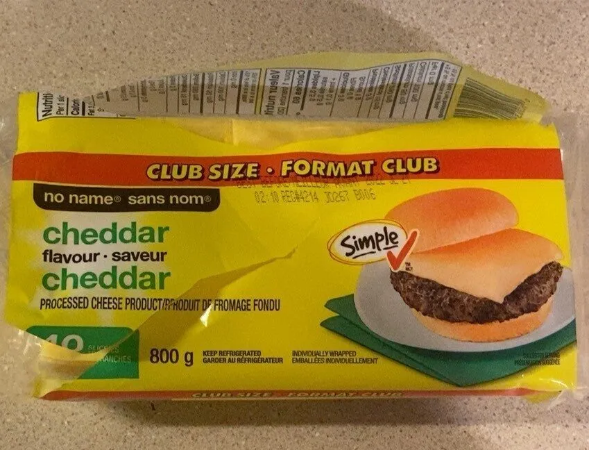 Cheddar slices