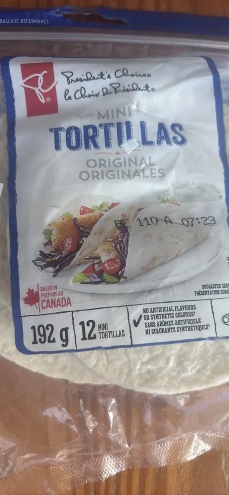 Mini tortillas