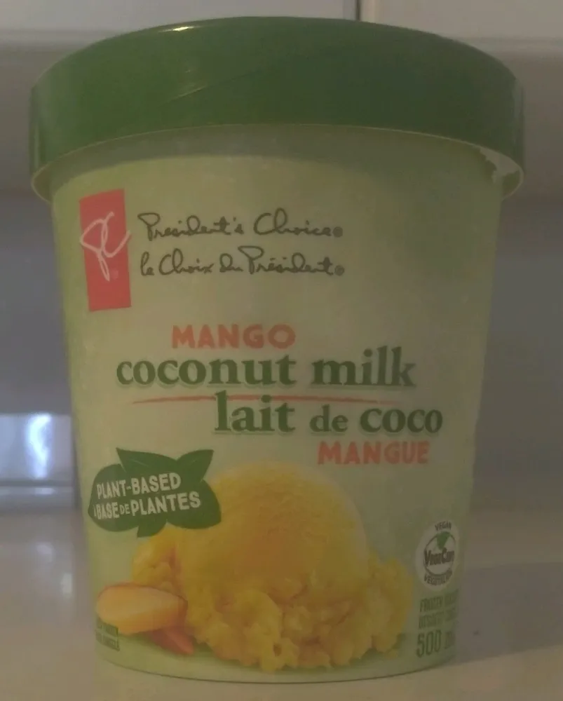 Mango Coconut Milk Plant-Based Frozen Dessert