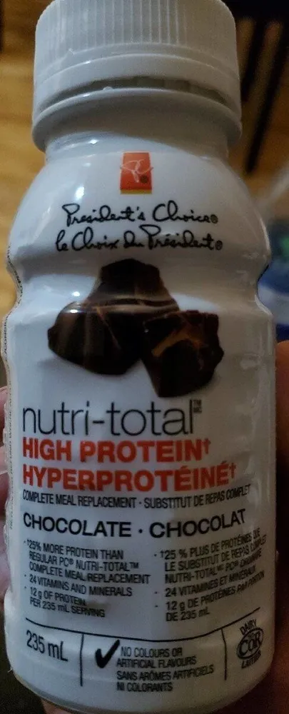 Nutri-total chocolat