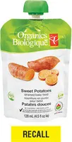Sweet potatoes strained baby food