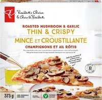 Thin & crispy roasted mushroom and garlic pizza