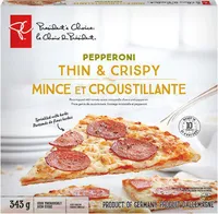 Thin & crispy pepperoni pizza