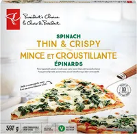 Thin & crispy spinach pizza