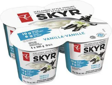 Vanilla skyr icelandic style m f yogurt