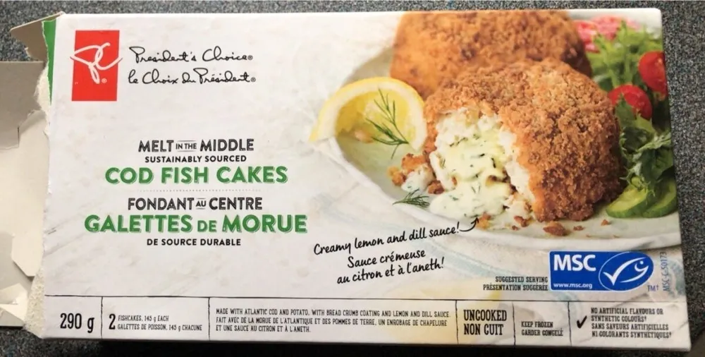 Cod fish cakes