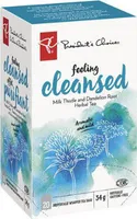Feeling cleansed milk thistle and dandelion root herbal tea