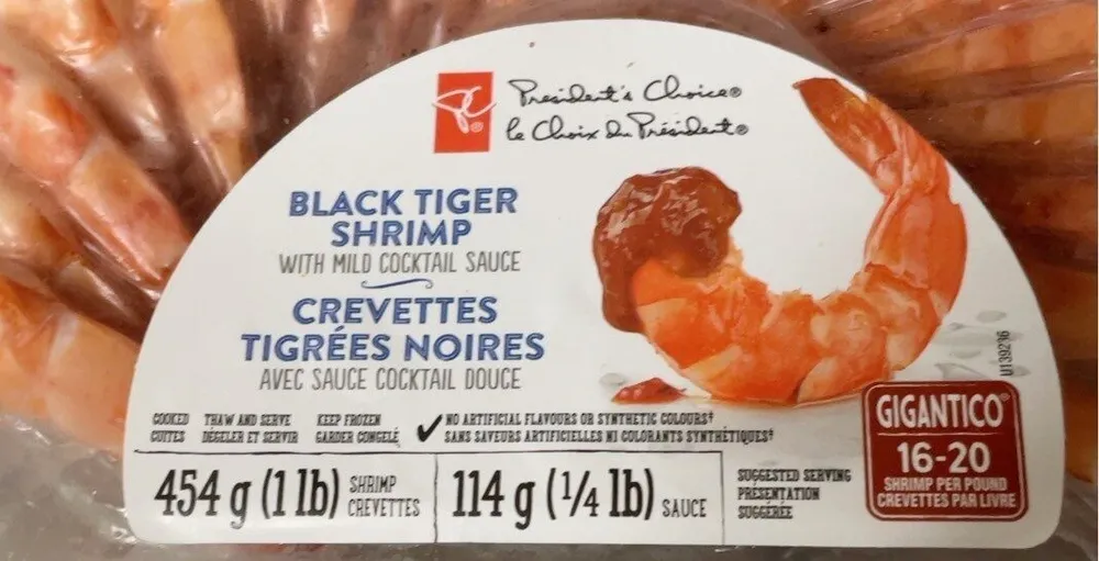 Black tiger shrimp