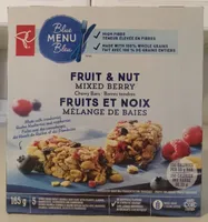 Mixed Berry Fruit & Nut Chewy Bars