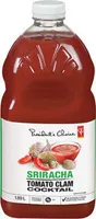 Sriracha tomato clam cocktail