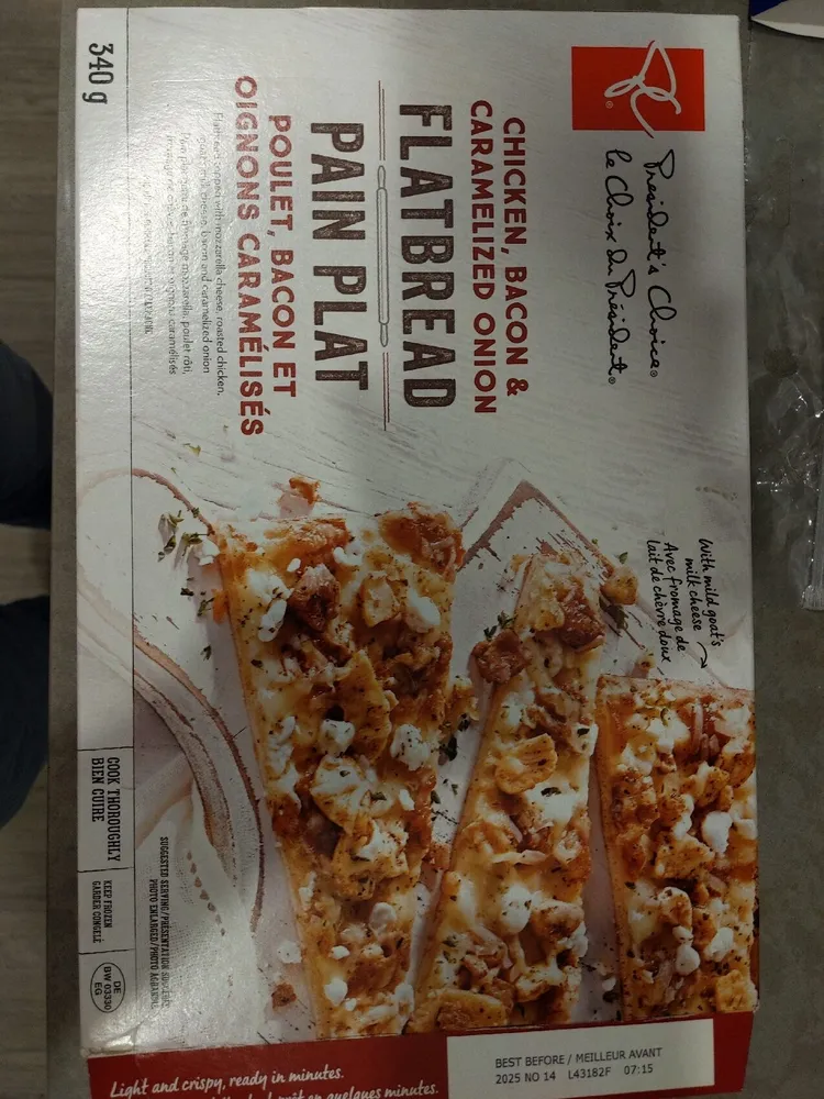 Chicken, Bacon & Caramelized Onion Flatbread
