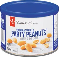 Virginia variety roasted party peanuts with sea salt