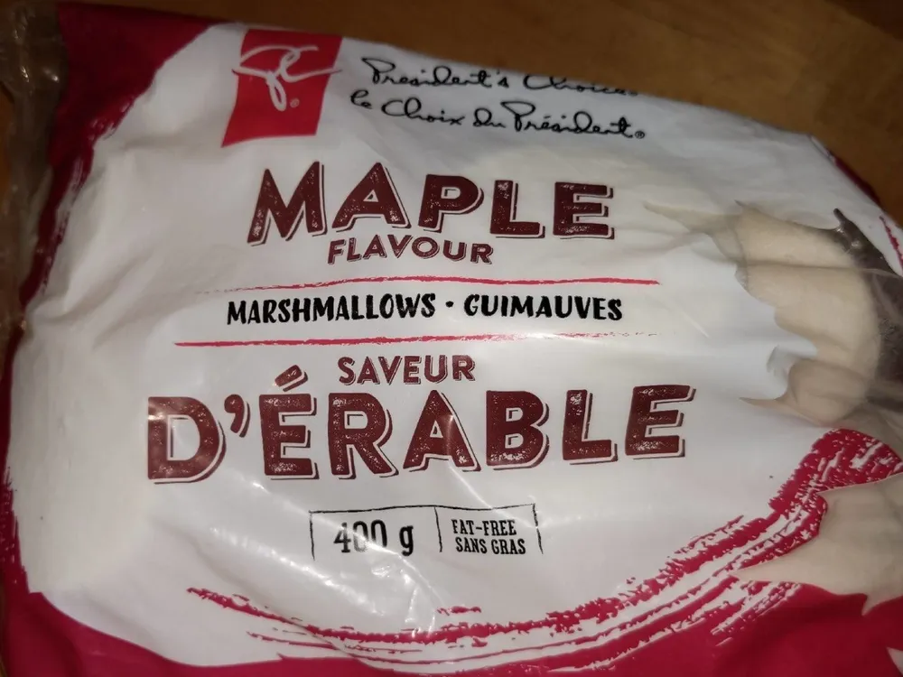 Guimauves saveur d'érable