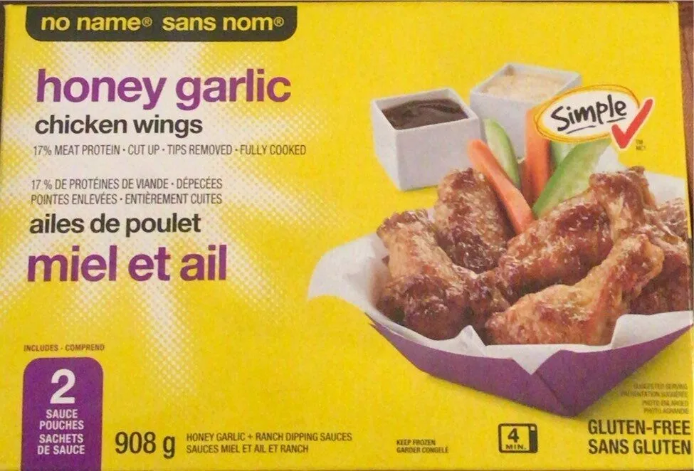 Honey garlic chicken wings