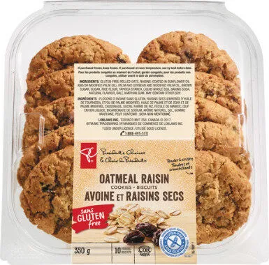 Gluten free oatmeal raisin cookies