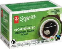 Swiss water process decaffeinated medium dark